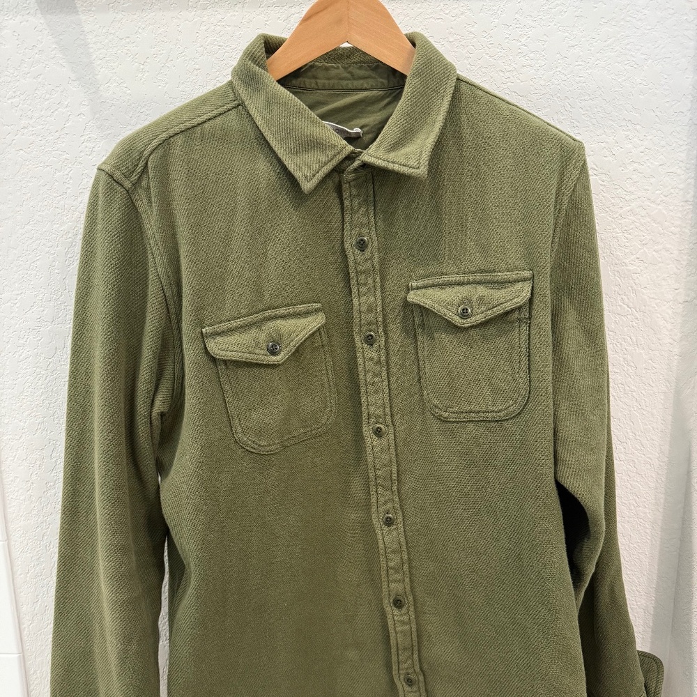 Outerknown blanket shirt - Olive Green XL